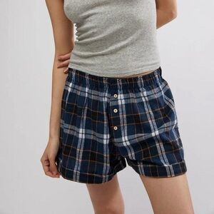Free People Sunday Morning Boxer Shorts
